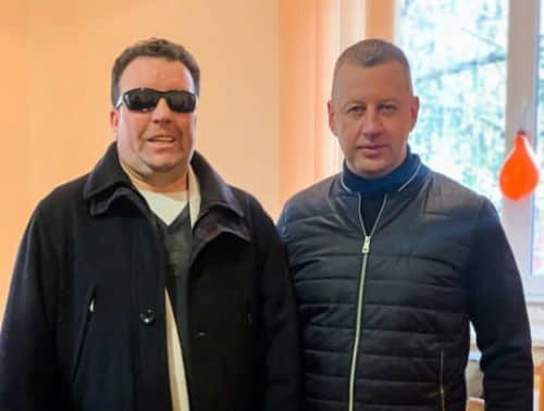 Члени українського товариства сліпих отримали гуманітарну допомогу від волонтерів громадської організації “Рівне Разом”