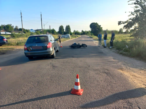 На Сарненщині в ДТП травмувався неповнолітній мотоцикліст