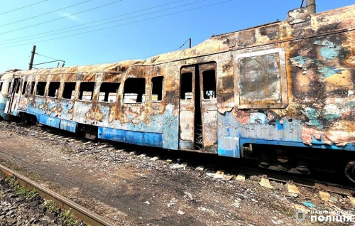Спалив моторний вагон дизельного поїзда: поліцейські затримали жителя Рівненського району