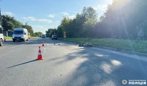 У Рівному в ДТП травмувався малолітній мотоцикліст