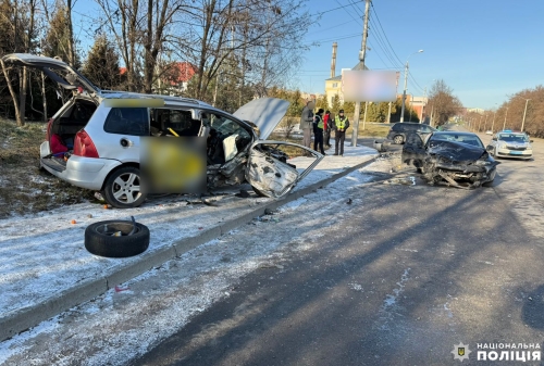 Унаслідок ДТП у Рівному постраждало 6 осіб