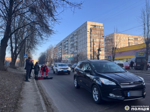 У Рівному внаслідок ДТП травмувалася пішохідка