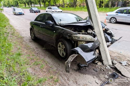 У Рівному внаслідок ДТП тяжко травмувався водій