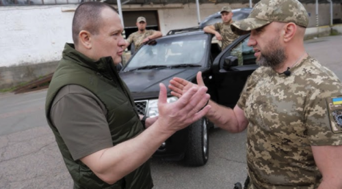Підрозділ КАТ 91 Охтирської бригади отримав позашляховик від волонтерів «Української команди» Підрозділ КАТ 91 Охтирської бригади отримав позашляховик від волонтерів «Української команди»