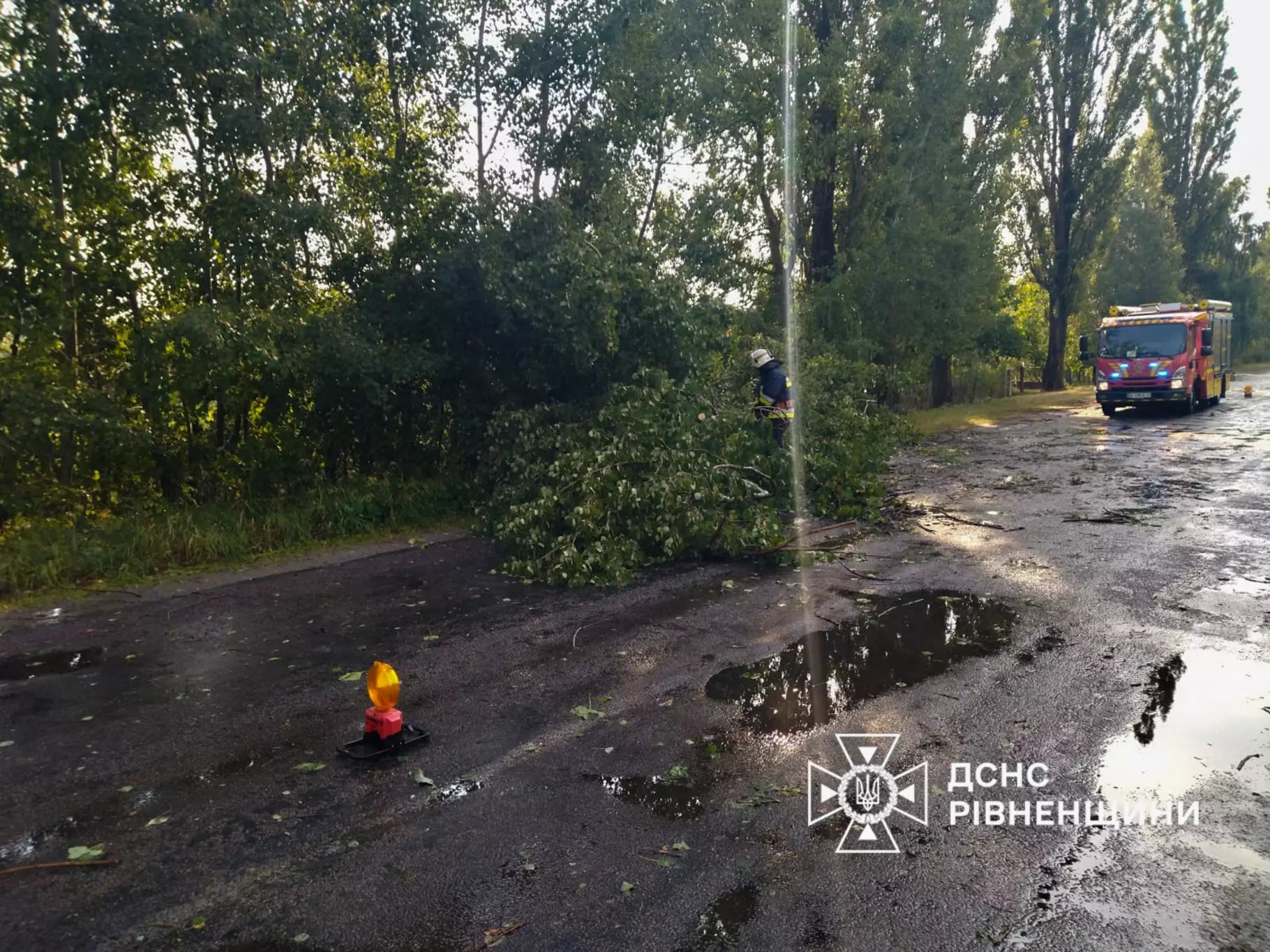 Наслідки негоди: рятувальники ліквідували наслідки буревію та гасили пожежі у Вараському, Сарненському та Дубенському районах Наслідки негоди: рятувальники ліквідували наслідки буревію та гасили пожежі у Вараському, Сарненському та Дубенському районах