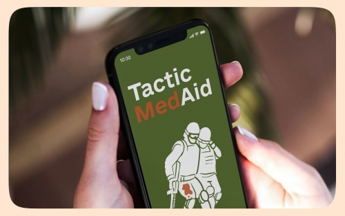 TacticMedAid - застосунок, який навчає надавати першу домедичну допомогу