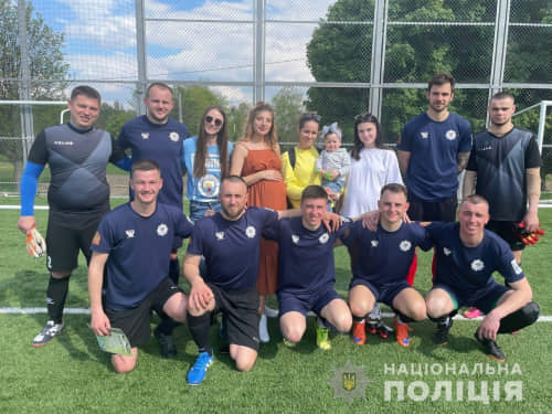 Футбол на підтримку армії: команда поліцейських Рівненщини долучилася до благодійного турніру