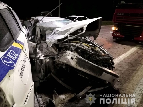 У ДТП на автодорозі «Київ-Чоп» травмувались четверо осіб, троє із яких — поліцейські