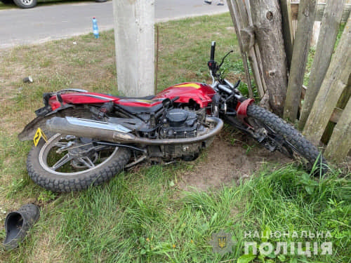 Смертельна ДТП на Сарненщині: загинув мотоцикліст, двоє його малолітніх дітей — у лікарні