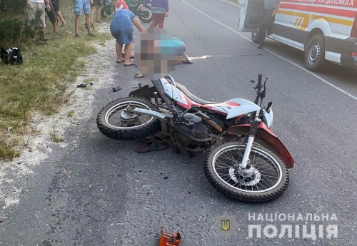 На Сарненщині внаслідок ДТП загинув пасажир мотоцикла