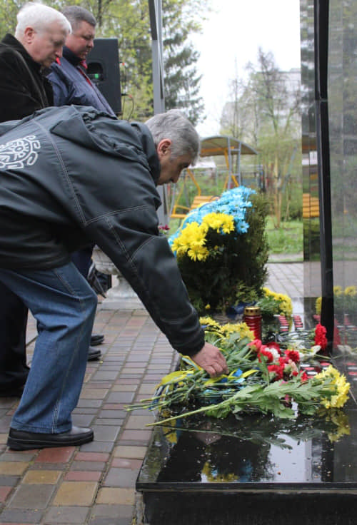 У Рівненській громаді вшанували пам’ять ліквідаторів аварії на Чорнобильській АЕС
