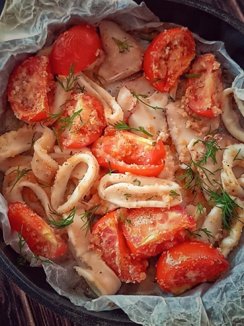 Кальмари по-португальськи